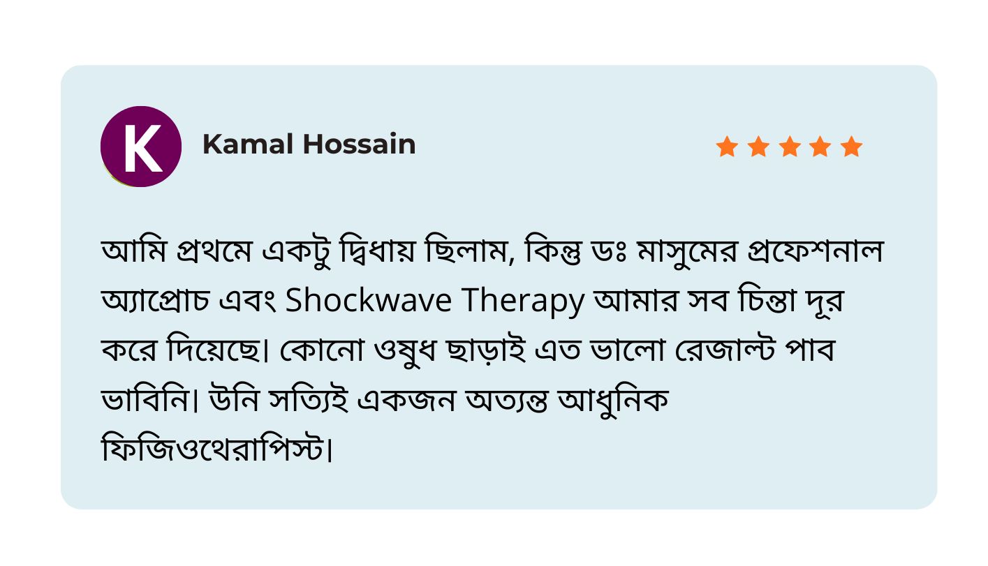 Dr. Joshim Uddin Patient Review 4