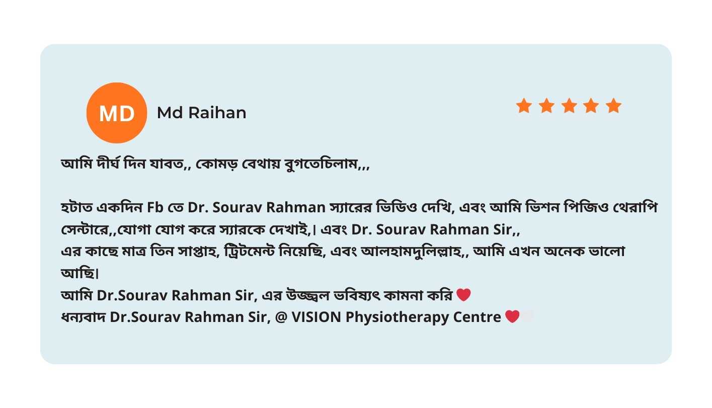 Dr. Sourav Rahman Patient Review