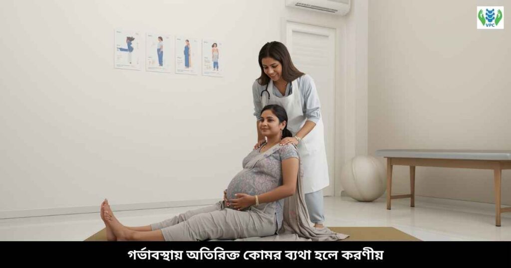গর্ভাবস্থায় অতিরিক্ত কোমর ব্যথা হলে করণীয়