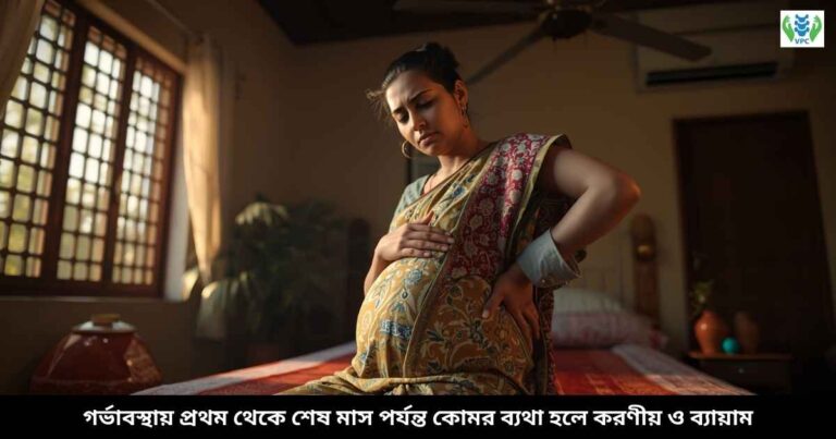 গর্ভাবস্থায় ১-৯ মাস পর্যন্ত কোমর ব্যথার সমাধান ও ব্যায়াম