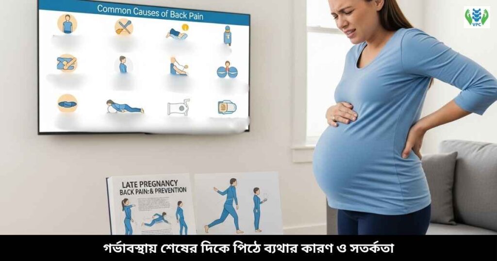 গর্ভাবস্থায় শেষের দিকে পিঠে ব্যথার কারণ ও সতর্কতা