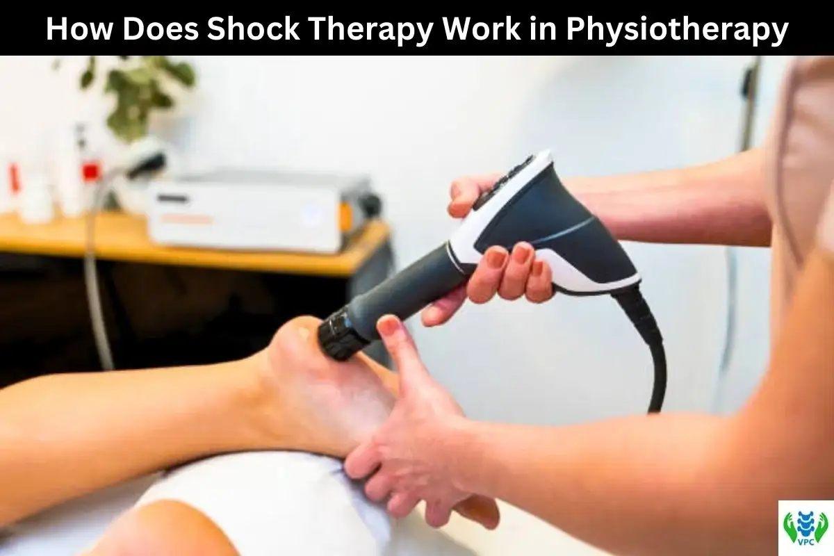 How does shock therapy work in physiotherapy