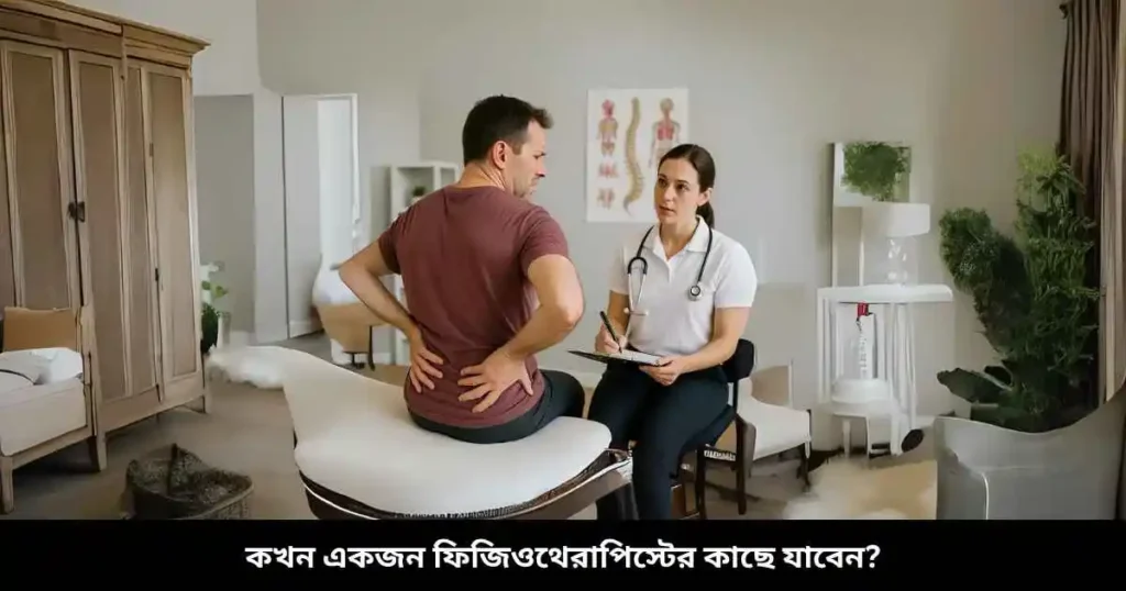 কখন একজন ফিজিওথেরাপিস্টের কাছে যাবেন