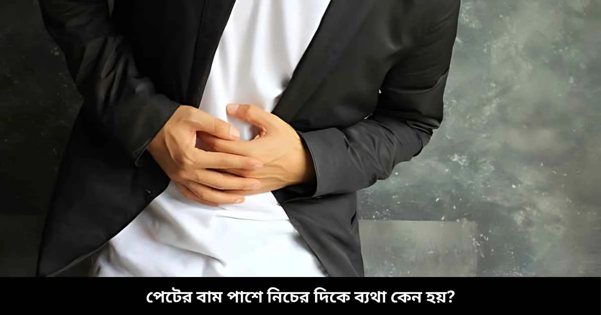 পেটের বাম পাশে নিচের দিকে ব্যথা কেন হয়